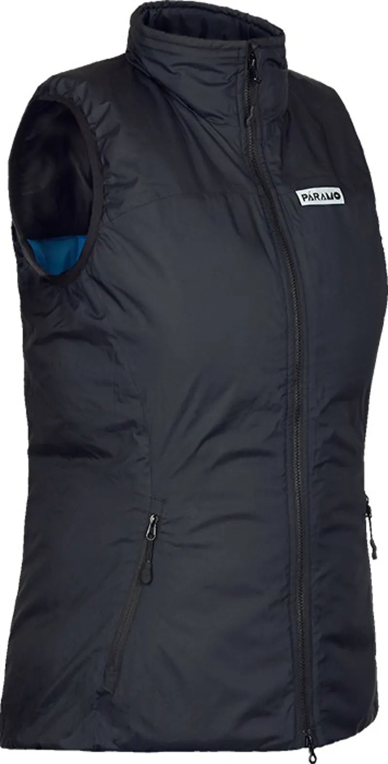 Paramo Womens Torres Medio Gilet - Black-Elderberry Lining-1